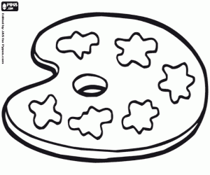 Pintar Paleta d'artista