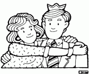 Pintar El pare amb la corona