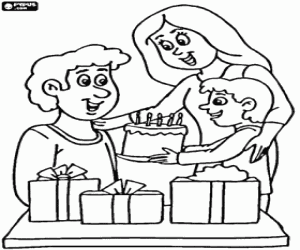 Pintar El pare en la seva celebració