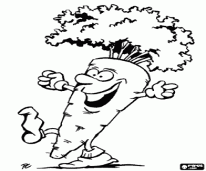 Pintar Pastanaga feliç