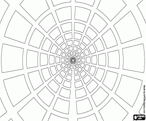 Pintar Patró concèntric en perspectiva