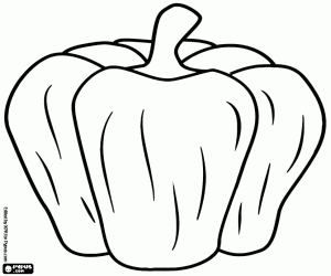 Pintar Un pebrot de campana, una baia