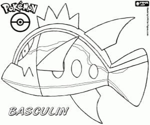 Pintar Un peix de Pokémon, Basculin