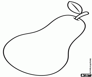 Pintar Una pera, un dibuix senzill