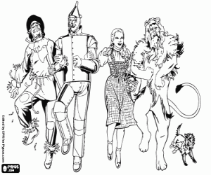 Pintar Els personatges del mag d'Oz