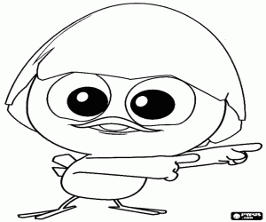 Pintar El petit pollet Calimero