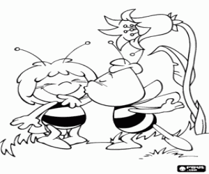 Pintar Un petó a la galta, Willy a Maia