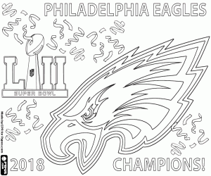 Pintar Philadelphia Eagles Super Bowl 2018