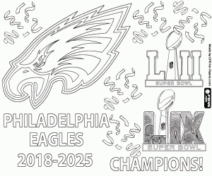 Pintar Philadelphia Eagles, Super Bowl 2025