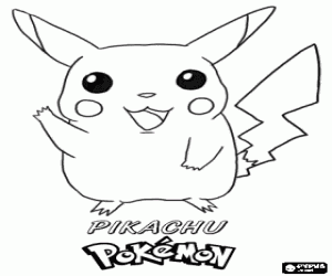 Pintar Pikachu, famós Pokémon