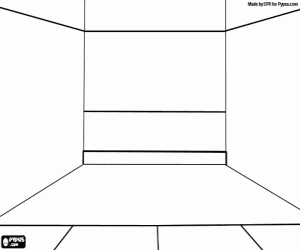 Pintar Una pista per jugar a esquaix