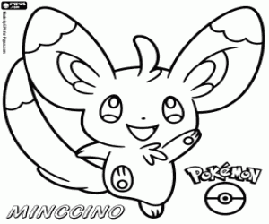 Pintar Un Pokémon normal Minccino