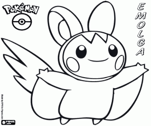 Pintar Un Pokémon volador, Emolga