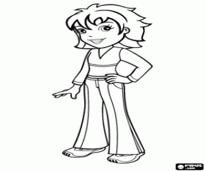 Pintar Polly Pocket amb roba esportiva