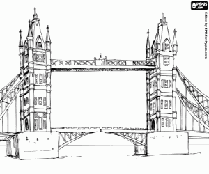 Pintar Un pont llevadís de Londres