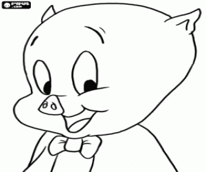 Pintar Porky Pig de Loonely Tunes