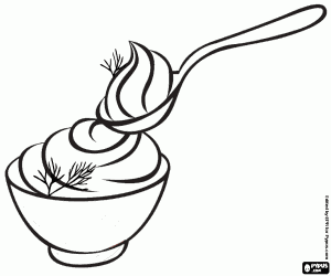 Pintar Un postre làctic cremós