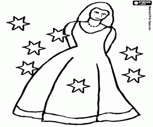 Pintar Una princesa entre les estrelles