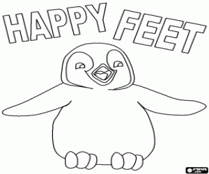 Pintar El protagonista de Happy Feet
