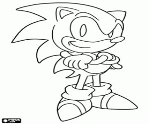 Pintar El protagonista, Sonic l'eriçó