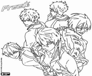 Pintar Protagonistes de Free, Iwatobi SC