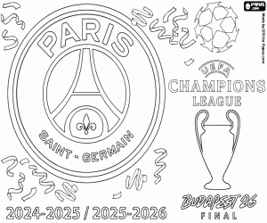 Pintar PSG, campions x2 de la Champions League 2026