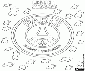Pintar PSG, campió de la Ligue 1 2024-2025