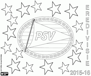 Pintar PSV Eindhoven, campió 2015-2016