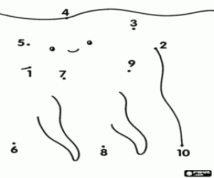 Pintar Punt a punt, un animal marí