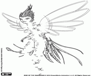 Pintar Punt per punt de la fada de les dents