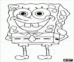 Pintar Puzle de Bob Esponja