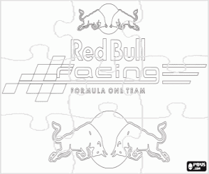 Pintar Puzle del logo de Red Bull Racing