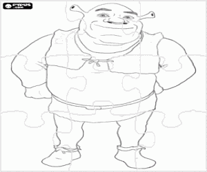Pintar Puzle de l'ogre Shrek
