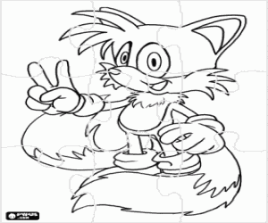 Pintar Puzle de Miles Tails, Sonic