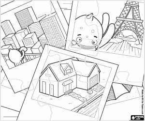 Pintar Puzle amb els viatges de Pypus