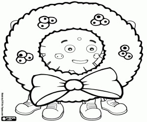 Pintar Pypus i una corona de Nadal