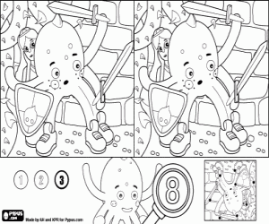 Pintar Pypus i la princesa, les diferències