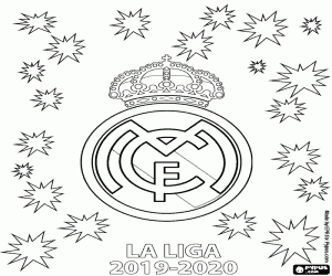 Pintar Real Madrid, campió 2019-2020