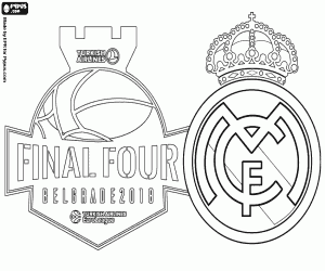 Pintar Real Madrid, campió Eurolliga 2018 