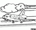 Transbordador espacial aterrant - Space shuttle