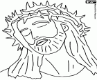 Divendres Sant - Cara de Jesús amb la corona d'espines