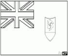 Bandera d'Anguilla, territori britànic d'ultramar al Carib