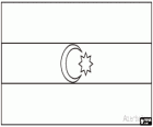 Bandera de l'Azerbaidjan o Azerbaitjan
