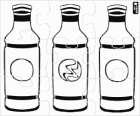 Puzle d'ampolles de begudes o refrescos