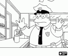 El cap de la policia de la ciutat de Springfield Clancy Wiggum - Cap Wiggum