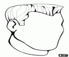 Cap d'home sense cara per dibuixar