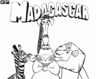Alex, Marty, Melman i Glòria, els animals protagonistes de les aventures de Madagascar