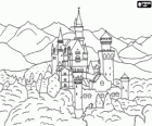El castell de Neuschwanstein, el castell neogòtic de Lluís II de Baviera, Alemanya