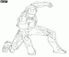 Iron Man o Home de Ferro té una armadura molt poderosa que li permet volar, li dóna una força sobrehumana i que disposa d'armes especials