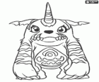 Gabumon és el company Digimon de Yamato Ishida